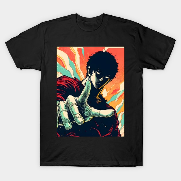 Soul-Shaking Despair: Unleashing Devilman CryBaby's Dark Fantasy T-Shirt by insaneLEDP